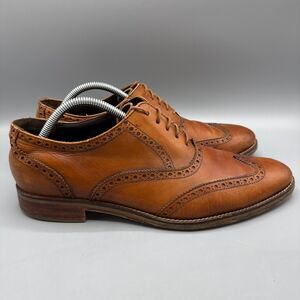 Cole Haan Wingtip Leather Lace up Dress Shoes Men's 10.5 M